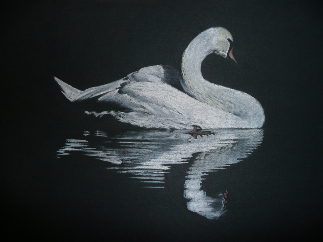 Swan Lake - Pastel
