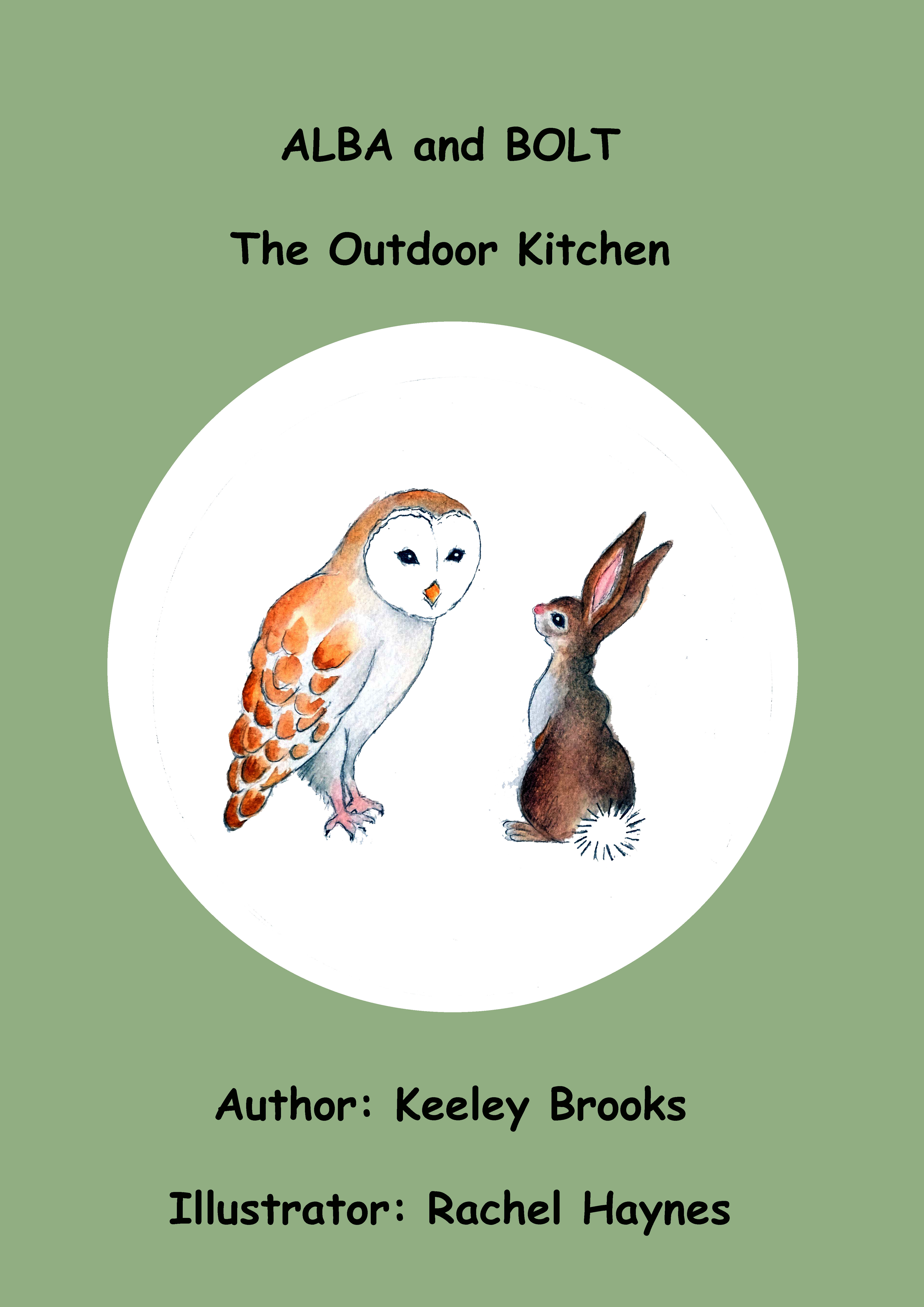 My first work as a children's book illustrator with my talented friend, the author Keeley Brooks 