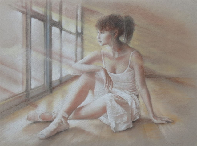 Dreaming - pastel